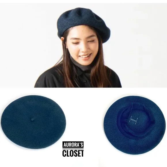 SCHA | Accessories | Scha Dark Gray Wool Beret One Size  display picture 1